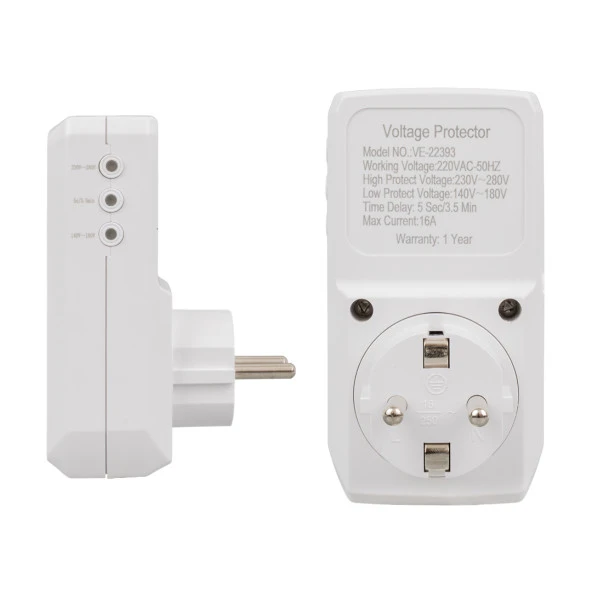 Vea VE-22393 15A 3520W Göstergeli Akım Korumalı Priz Aşırı Yüksek Gerilim - 2