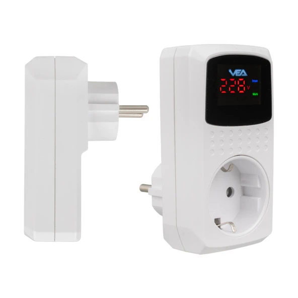 Vea VE-22393 15A 3520W Göstergeli Akım Korumalı Priz Aşırı Yüksek Gerilim - 3
