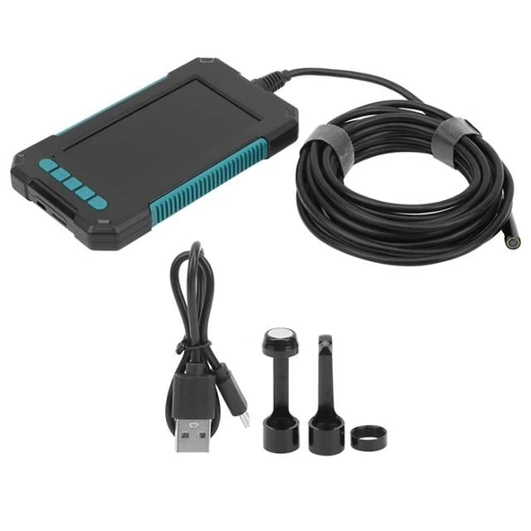 Powermaster P-40 Endüstriyel 10 Metre 8 MM Kablolu HD 1080P Endeskop Yılan Kamera - 7