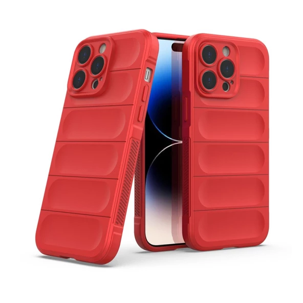 iPhone 15 Pro Max Kılıf Optimum Lens Çerçeveli Silikon Kapak - 7