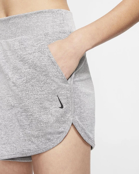 Nike Yoga Women's Ribbed Shorts CQ8838-010 - 2