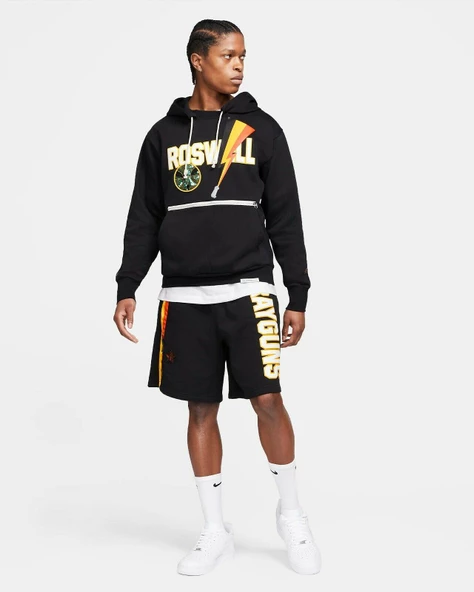 Nike Men Dri-fit Rayguns Premium Basketball Hoodie CV1933-010 Erkek Sweatshirt