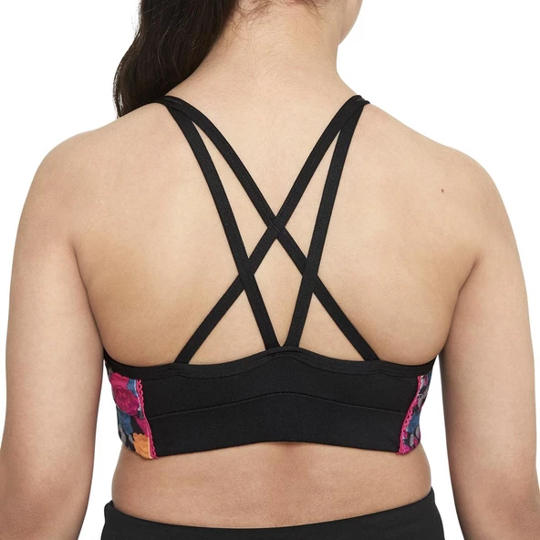 Nike G Nk Indy Bra Iconclash Çocuk Siyah Günlük Stil Sporcu BRA-DM8432-010 - 4