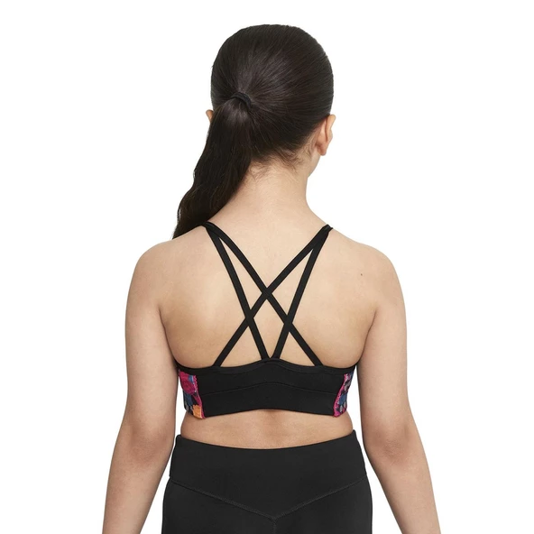 Nike G Nk Indy Bra Iconclash Çocuk Siyah Günlük Stil Sporcu BRA-DM8432-010 - 2