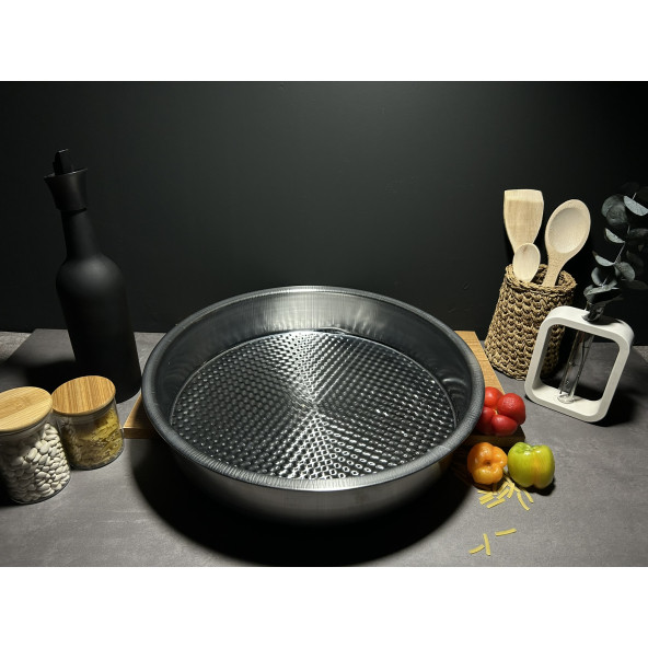 BENA LİFE Paslanmaz Çelik Çiğköfte Tepsisi 38Cm - 2