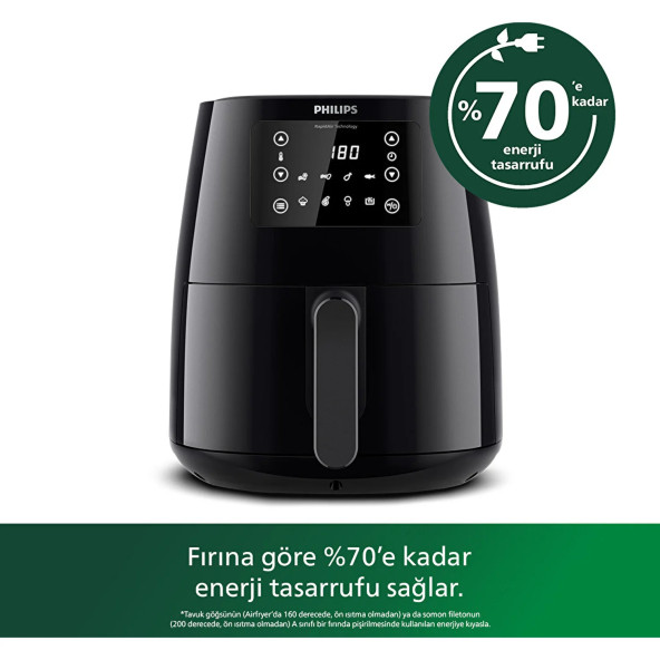 Philips Airfryer L HD9243/90 3000 Serisi 4.1 lt Yağsız Fritöz - 6