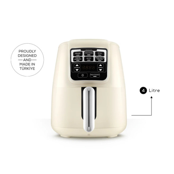 Karaca Air Pro Cook Köz XL Airfryer 4 lt Yağsız Starlight Fritöz - 3