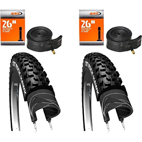 Cst Rock Hawk 26X2.25 Mtb Bisiklet Lastik Seti 2iç + 2dış ürün görseli