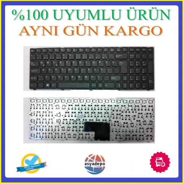 Casper CRY.4200-8T45A-S Klavye Siyah TR ürün görseli 1