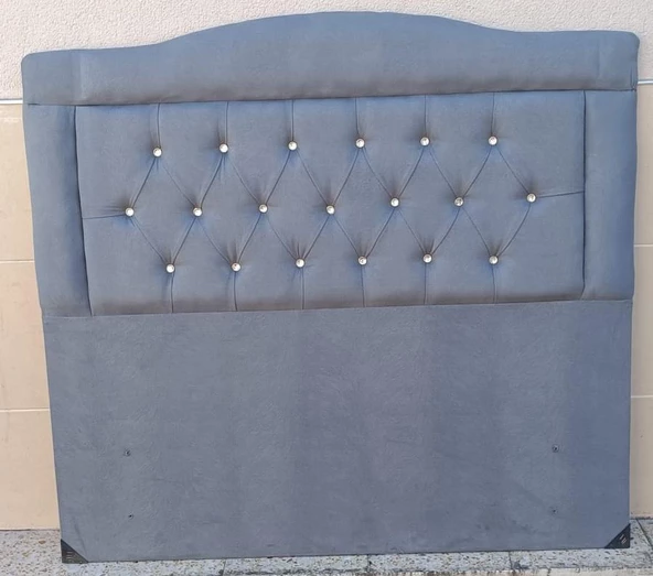 Başlık 90328 DK Çift Kişilik 120 Tay Tüyü Antrasit Kumaş Dolgun Kapitone El Yapım - 7