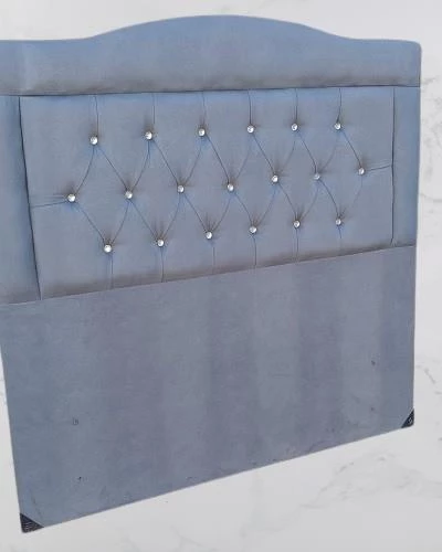 Başlık 90328 DK Çift Kişilik 120 Tay Tüyü Antrasit Kumaş Dolgun Kapitone El Yapım - 5