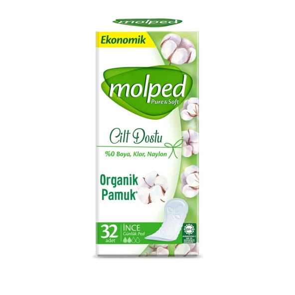 Molped Pure&Soft Günlük Ped 32x5 160 Adet ürün görseli
