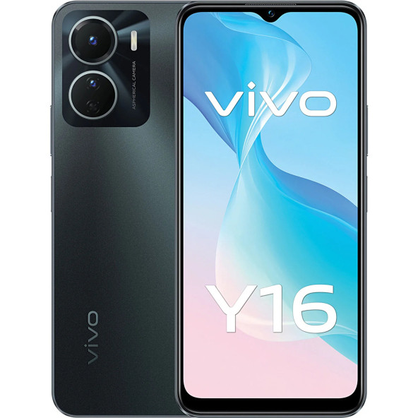 Vivo Y16 64 GB 4 GB Ram Siyah Cep Telefonu (Vivo Türkiye Garantili)