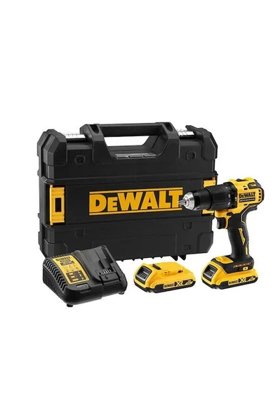 Dewalt Akülü Kömürsüz Kompakt Darbeli Matkap 18V,2,0Ah-DCD709D2T-QW