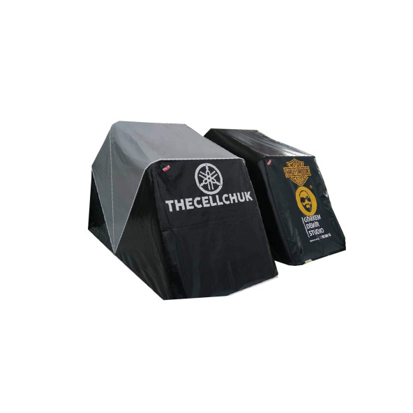 KAFKAS LARGE BEDEN MOTOSİKLET KORUMA BRANDA GARAJI SU GEÇİRMEZ ÖZEL LOGO RENK - 2