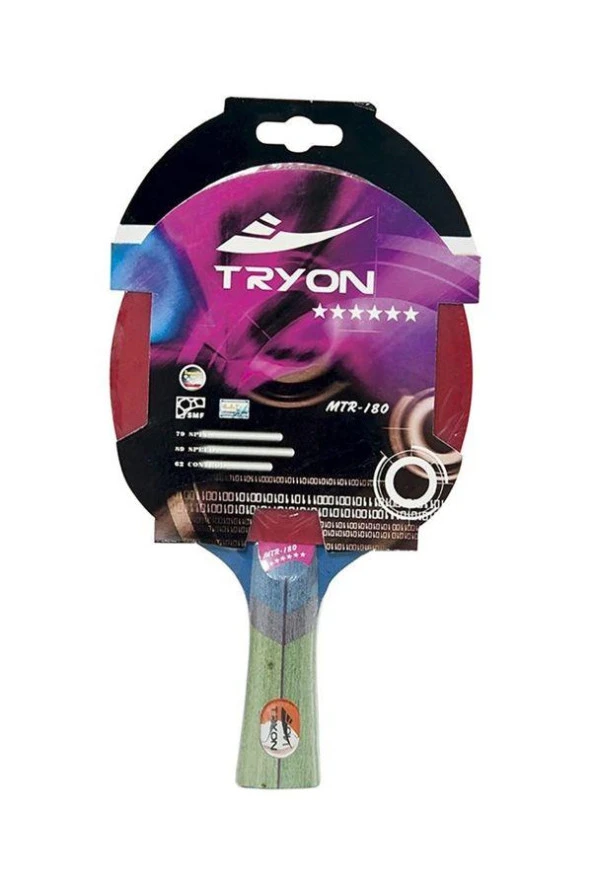 Tryon MTR-180 Masa Tenisi Raketi 6 Yıldız