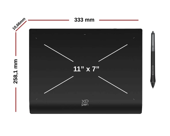 XP-Pen Deco Pro LW 2nd Generation 16K Pressure Bluetooth 5.0 - 4