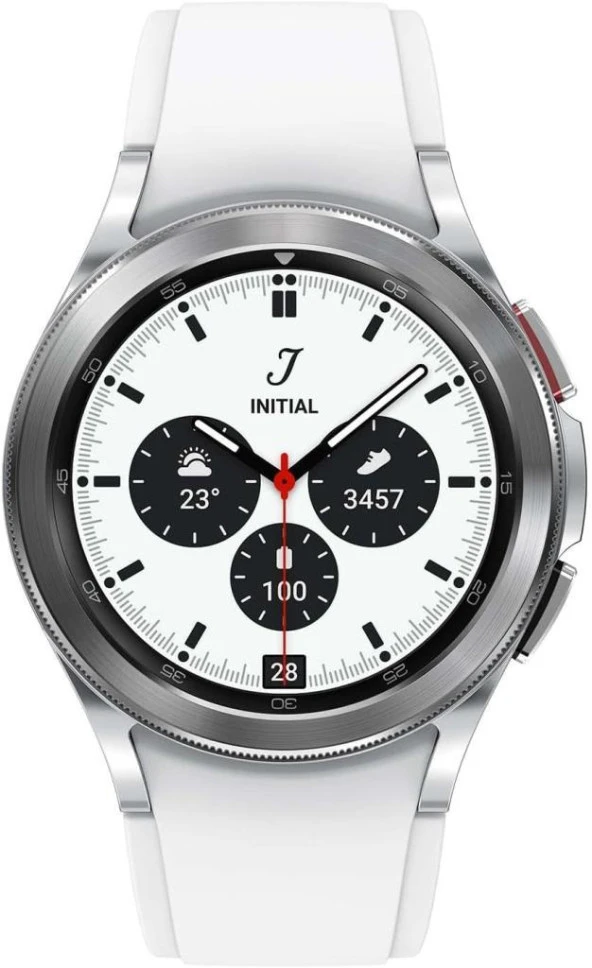 Samsung Galaxy Watch 4 Classic 46mm Gümüş Akıllı Saat Teşhir