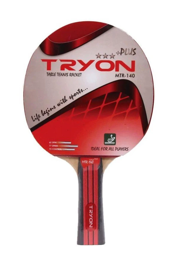 Tryon MTR-140 Masa Tenisi Raketi 3+ Yıldız