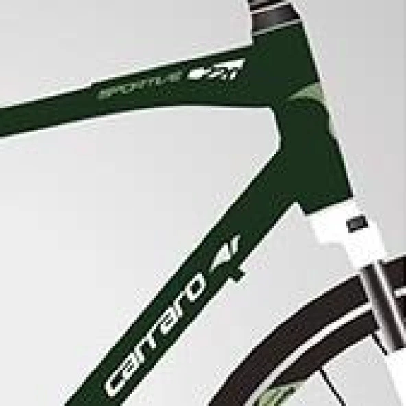 Carraro Sportive 220 28"Jant 21 Vites 51 Kadro V Fren Erkek Şehir Bisikleti Yeşil Beyaz - Resim 2