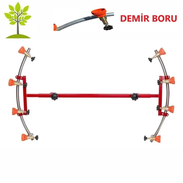 4+4 Başlıklı Hilal Tip İlaçlama Makina Aparatı - 10