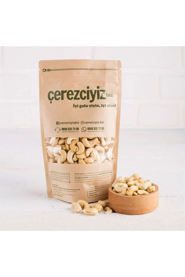 Çiğ Kaju (KAVRULMAMIŞ VE TUZSUZ) 1000gr. ürün görseli 1