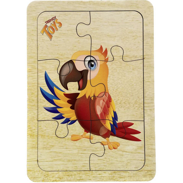 Trendy Toys Ahşap Puzzle Ilk Yapbozum 3 Adet 6 Parçalı 18x11cm - 3
