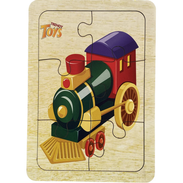 Trendy Toys Ahşap Puzzle Ilk Yapbozum 3 Adet 6 Parçalı 18x11cm - 4