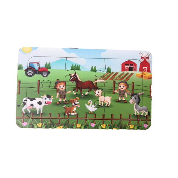 Trendy Toys Ahşap Puzzle Ilk Yapbozum 3 Adet 6 Parçalı 18x11cm - 2