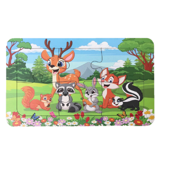 Trendy Toys Ahşap Puzzle Ilk Yapbozum 3 Adet 6 Parçalı 18x11cm - 3