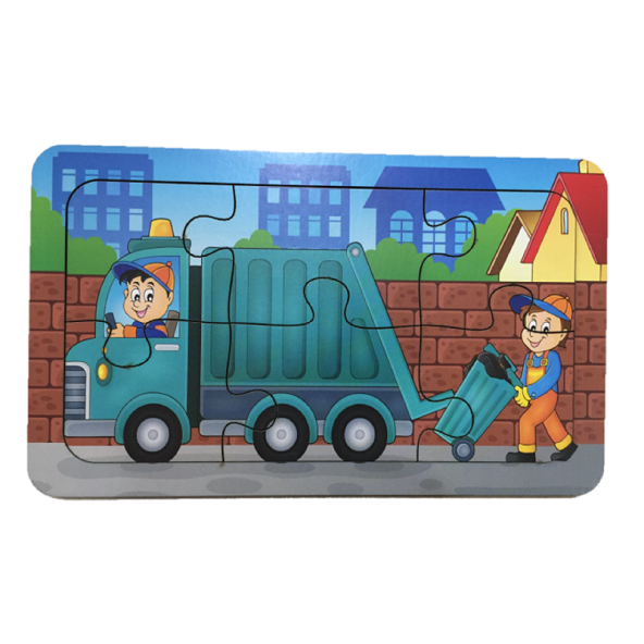 Trendy Toys Ahşap Puzzle Ilk Yapbozum 3 Adet 6 Parçalı 18x11cm - 4