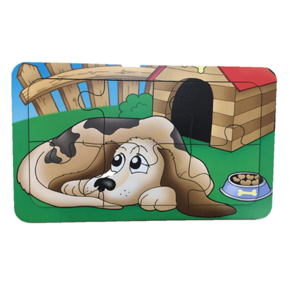 Trendy Toys Ahşap Puzzle Ilk Yapbozum 3 Adet 6 Parçalı 18x11cm - 2