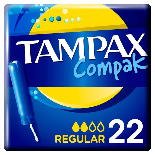 Tampax Compak Super Tampon 22x2 44 Adet