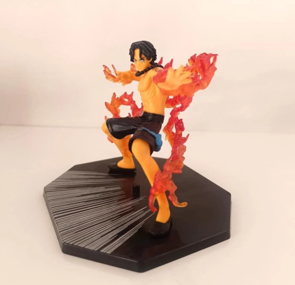 Figür Anime One Piece Portgas D. Ace  Karakter Figür Oyuncak Biblo 12 cm - Resim 2