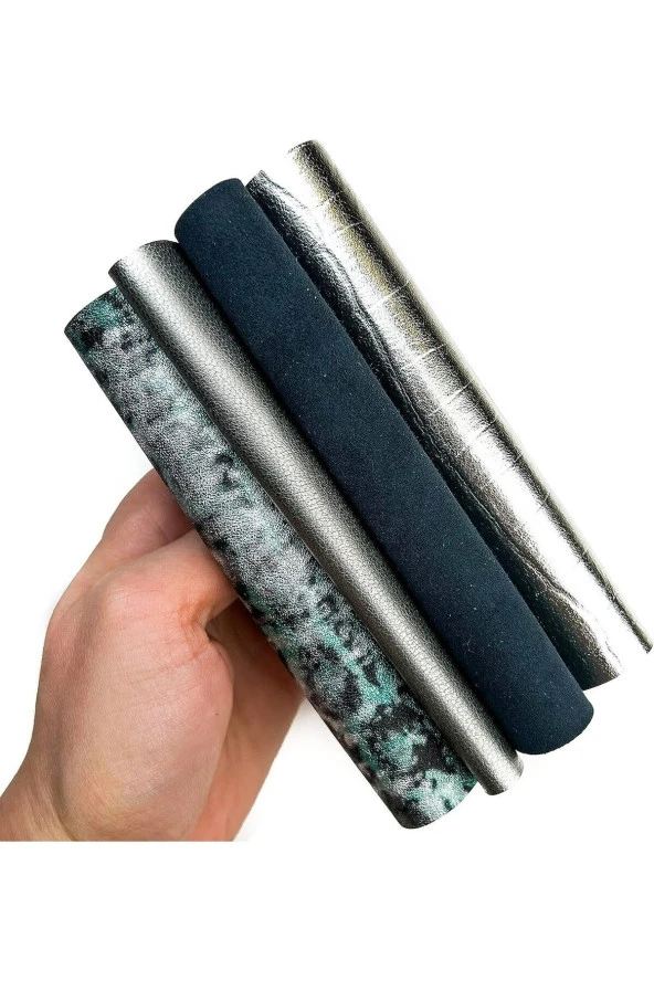 OSM 10x10 cm Hakiki Deri Parçaları - Resim 2