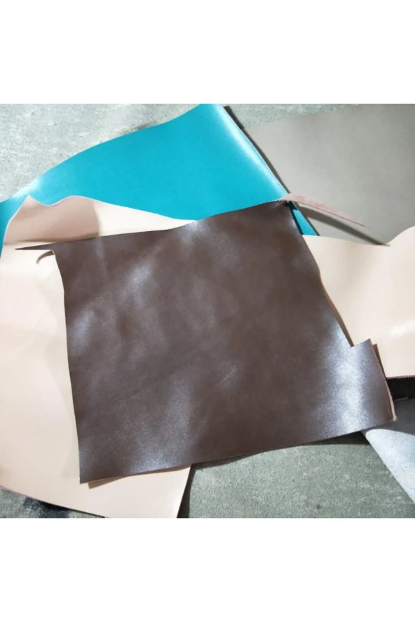OSM DANA DERİSİ PARÇALARI RENKLİ DERİ 20X20-30X30 CM - Resim 5