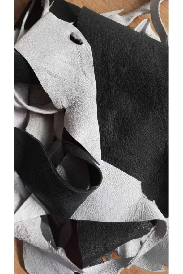 Yağmur Deri Hakiki Deri, Karışık Parça Çok Amaçlı Deri - 1 Kilo - Resim 2