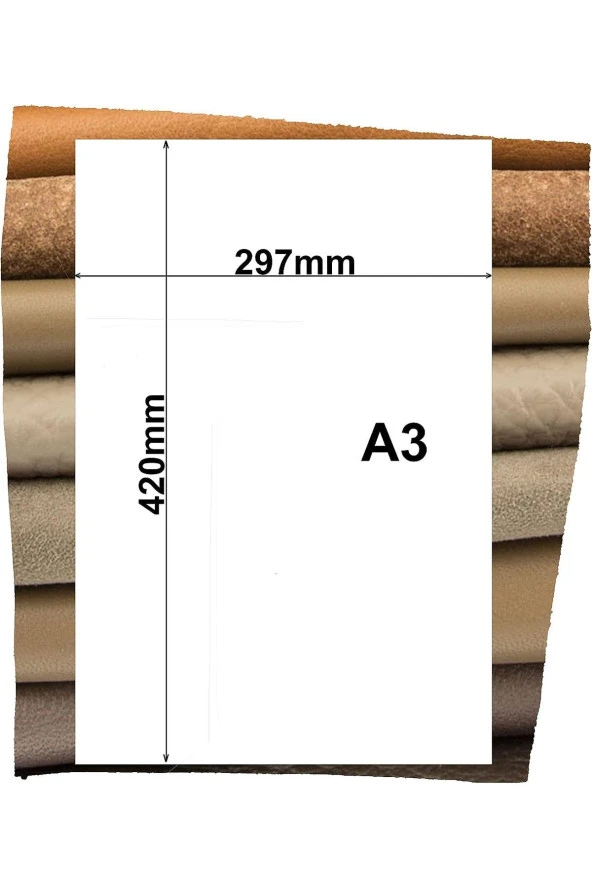 OSM A3 boyutunda deri paketleri 3lü paket - Resim 5