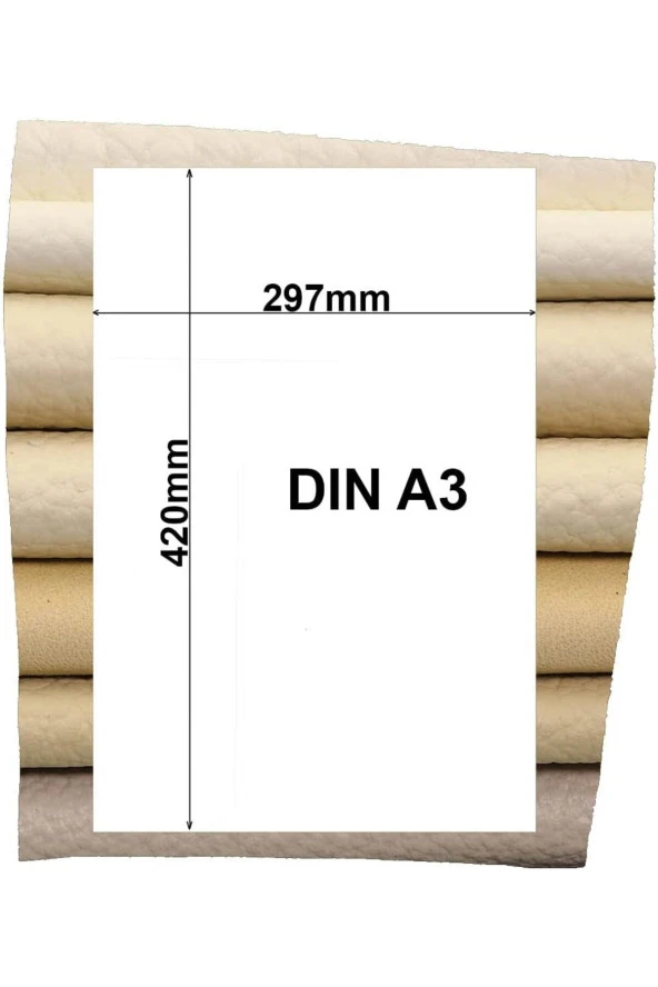 OSM A3 boyutunda Hakiki deri 3lü paket - Resim 2