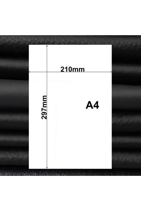 OSM A3 boyutunda Hakiki gerçek deri paketleri 3lü paket - Resim 2