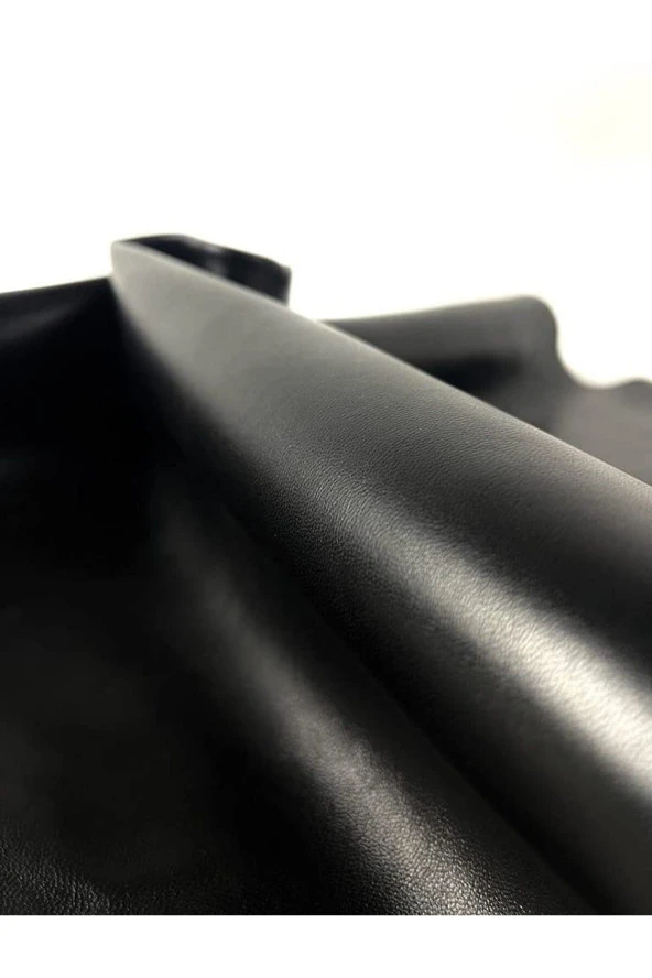 OSM LEATHER Hakiki Gerçek Siyah Kuzu Deri Ihracat Fazlası Yüksek Kalite - Resim 2