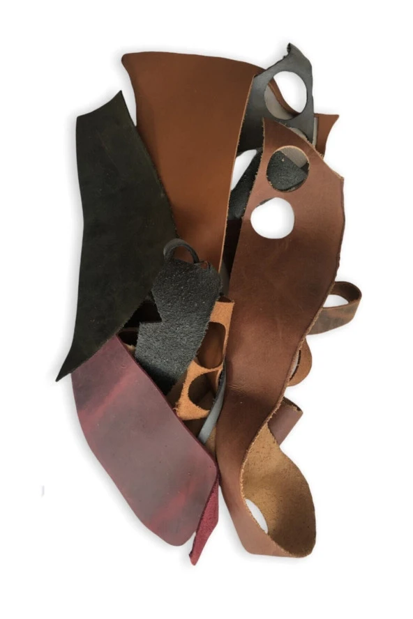 Alfa Tasarım Hakiki Deri Karışık Parça Çok Amaçlı Deri - 500 Gram - Resim 2