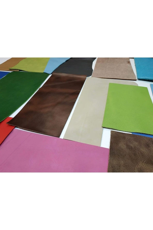 OSM Hakiki Deri Siyah Renkli Parça 250 GRAM - Resim 2