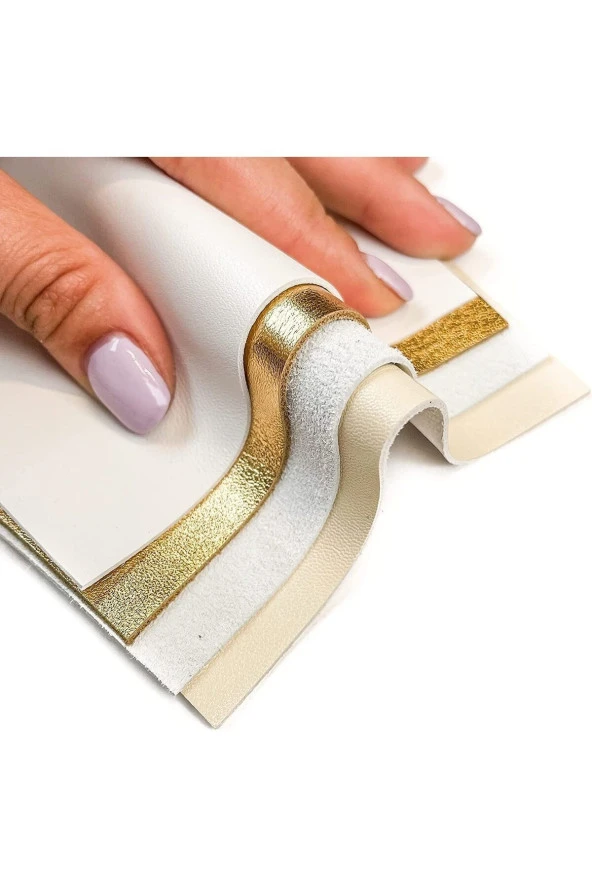 OSM Hakiki Deri Siyah Renkli Parça 250 gr - Resim 5