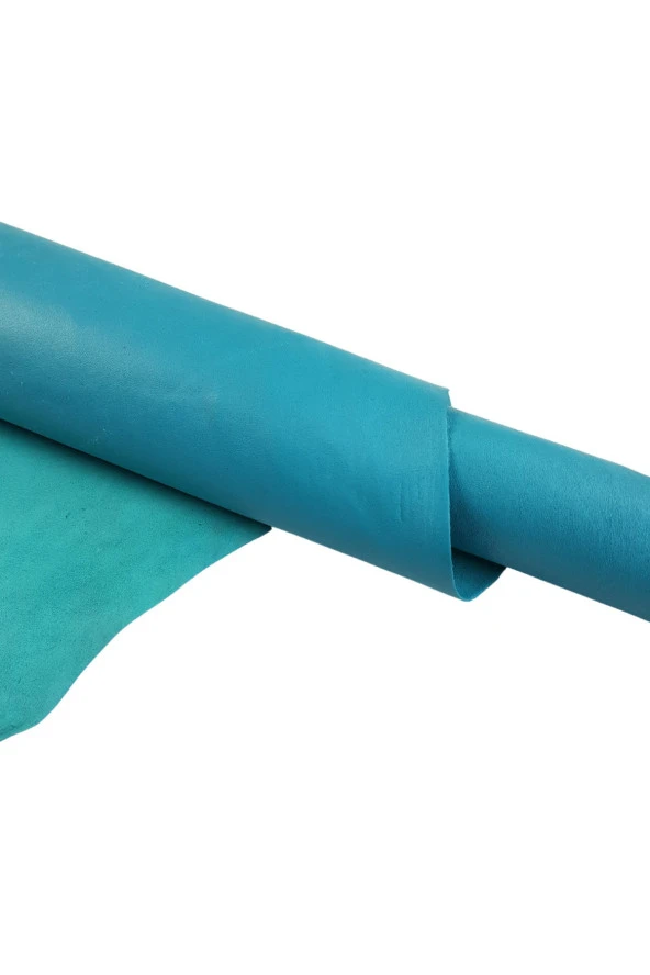 OSM Hakiki deri Çok amaçlı deri turkuaz renk - Resim 2