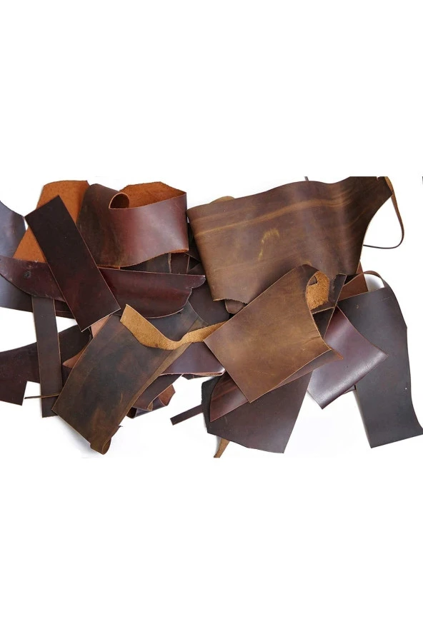 OSM 500 Gram Parça Deri Karışık Renkli - Resim 2