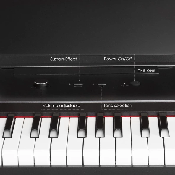 The ONE SK-TOK 61 Tuş Hassasiyetli Akıllı Org, MIDI Klavye - Siyah - 5