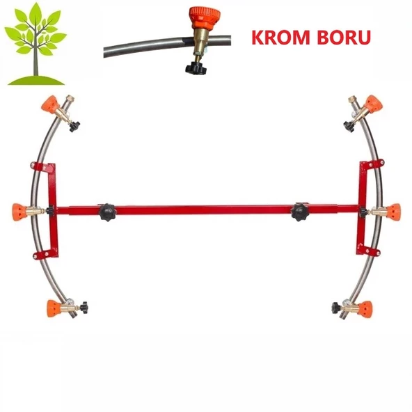 3+3 Başlıklı Hilal Tip İlaçlama Makina Aparatı - 9