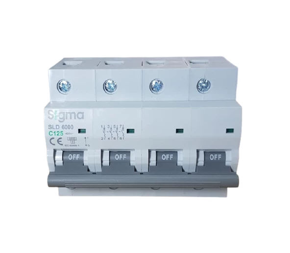 4X125A C/6KA OTOMATİK SİGORTA SİGMA