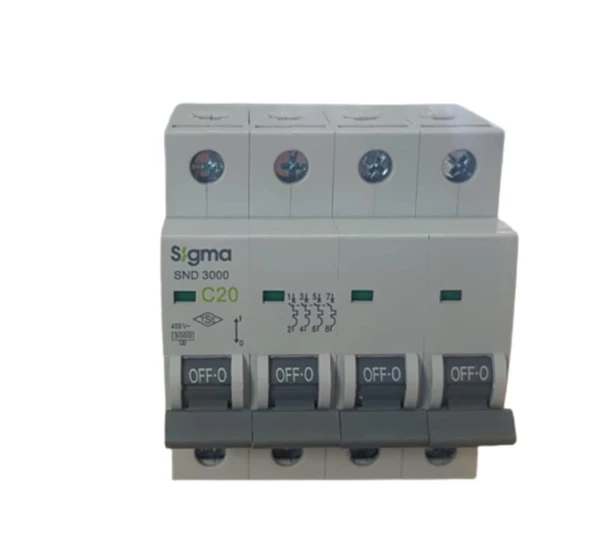 4X20A C/3KA W OTOMATİK SİGORTA SİGMA